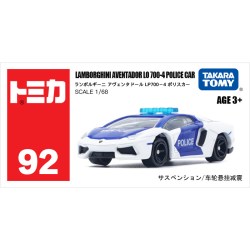 多美TOMY多美卡仿真合金小汽车模92号兰博基尼跑车警车993698 19.47元 - 86线报