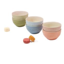 staub珐宝米饭碗12cm 6只马卡龙色 92元 - 线报酷