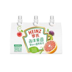 亨氏西洋果园果汁泥78g*3袋婴幼儿宝宝水果泥辅食猕猴桃西梅泥 17.9元 - 86线报