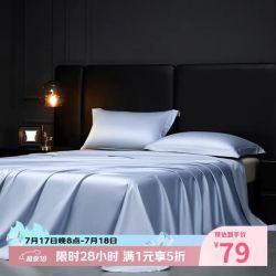 AIDLI正宗A类100支高密全棉贡缎新疆长绒棉纯棉单床单245*250cm 79元 - 86线报