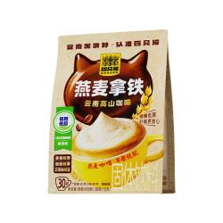 四只猫云南高山低糖燕麦拿铁速溶咖啡20条*15g 12.5元 - 86线报