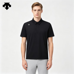 迪桑特GOLF高尔夫男士商务POLO衫黑色 499元 - 线报酷 迪桑特GOLF高尔夫男士商务POLO衫黑色 499元 - 线报酷