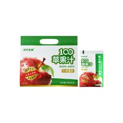 纯本悠鲜100%苹果汁180mlx5袋装便携酸甜果汁饮料送礼清爽饮品 6.4元 - 86线报