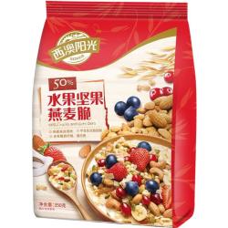 西麦西澳阳光活菌麦片50%水果坚果燕麦脆350g 19.9元 - 86线报