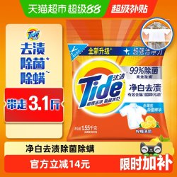 汰渍净白去渍洗衣粉柠檬清新型 15.9元 - 美泡泡