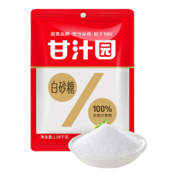 甘汁园 白砂糖 1.08kg 袋装 京东自营此款目前活动售价13.5元 下单1件 - 线报酷
