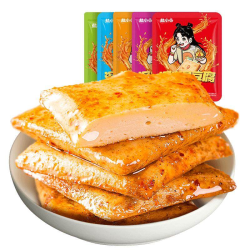 盐津铺子深海鱼豆腐9g袋装原味不辣约20包 9.9元 - 86线报