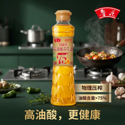 鲁花油酸含量大于75%高油酸花生油瓶装320ml 9.41元 - 线报酷