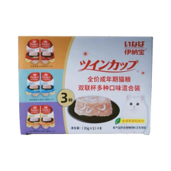 伊纳宝混合口味猫零食双联杯35g*16 86.64元 - 86线报