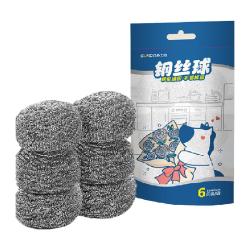 苏力达钢丝球清洁球家用不掉丝厨房刷锅洗碗铁丝球不生锈6个 5.9元 - 86线报