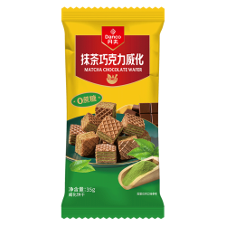 丹夫抹茶巧克力威化饼干35g 1.9元 - 线报酷