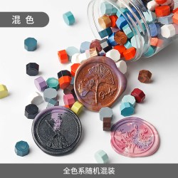 复古蜡粒印章定制火漆印章封蜡封印信封请柬喜帖礼盒装火漆蜡粒八角形瓶装 6.63元 - 86线报
