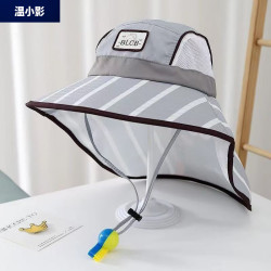 儿童帽子夏季防晒帽薄款遮阳帽男童宝宝太阳帽 10.54元 - 线报酷