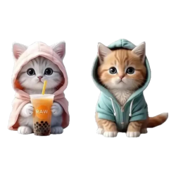塔罗2个装可爱猫咪汽车香薰出风香水夹亚克力小猫车载装饰品车内摆件蓝色小猫粉色小猫 4.9元 - 线报酷