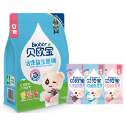 贝欧宝0糖混合装活性益生菌软糖450g*1袋约110颗 49.9元 - 86线报