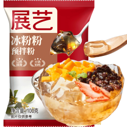 展艺0脂冰粉粉100g仙草白凉粉凉虾冰粉伴侣儿童布丁果冻粉烘焙原料 6.9元 - 86线报