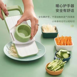 夕纪家用多功能切菜土豆丝刨丝器清新绿3刀头 9.9元 - 86线报