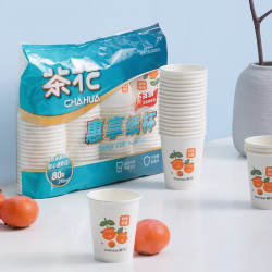 茶花一次性纸杯213ml*100只加厚款 9.9元 - 86线报