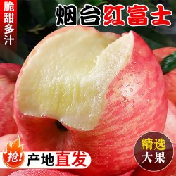 鲜声烟台栖霞红富士苹果净重4.5斤单果80mm 19.8元 - 86线报