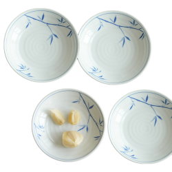 肆月新中式盘子家用菜盘陶瓷餐盘碟子凉菜盘釉下彩餐具6英寸小盘 18.45元 - 86线报