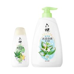 六神冰凉劲爽沐浴露650ml+180ml 14.67元 - 86线报