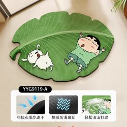 卡通蜡笔小新地垫吸水硅藻泥芭蕉叶款40*60cm 2件 18.8元 - 86线报