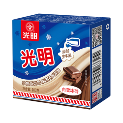 光明牌白雪冰砖100g*4块经典奶砖牛奶巧克力味冰淇淋任选7件 59.9元 - 86线报