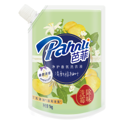 芭菲香氛物语系列持久留香洗衣液1kg袋装-柚子 5.92元 - 线报酷