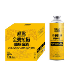 酒鲸全麦拉格精酿啤酒1L*6罐 30.96元 - 86线报
