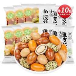 每果时光多彩鱼皮花生400g 9.9元 - 美泡泡