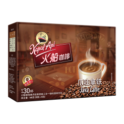 火船咖啡爪哇拿铁三合一速溶咖啡200g 6.47元 - 线报酷