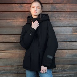LILY羊毛风衣壳中长新款外套加厚鹅绒羽绒服 609.22元 - 折送网