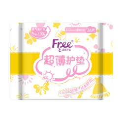 Free护垫卫生巾超薄透气加宽护垫无护翼 5.47元 - 86线报