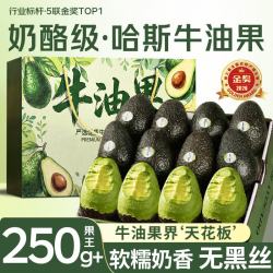 沐小七果蔬金奖哈斯牛油果智利鳄梨非即食3A级精选果单果100-130g4枚 18.5元 - 86线报