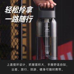 茶花塑料杯带吸管2300ml岩石灰 16.9元 - 86线报