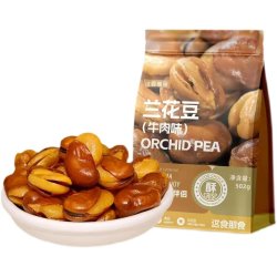 这食那食牛肉味兰花豆零食蚕豆休闲下酒菜炒货坚果小吃批发502g 8.5元 - 86线报