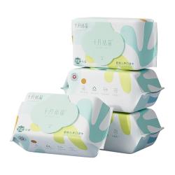 十月结晶四叶草婴儿湿巾纸手口专用4包 4.9元 - 线报酷