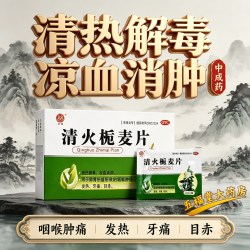 双泉清火栀麦片正品24片清热解毒牙痛药咽喉肿痛喉咙发炎消炎药 1.7元 - 86线报