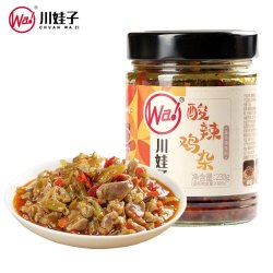 川娃子酸辣鸡杂238g下饭酱农家风味酸豇豆拌面酱菜湖南特产泡菜 12.16元 - 86线报
