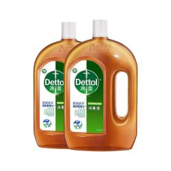 滴露皮肤衣物家居地板消毒液1.8L*2 120.11元 - 线报酷
