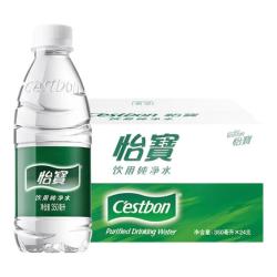 怡宝 饮用水 纯净水350ml*24瓶 整箱装 京东此款目前活动售价27.9元 - 86线报