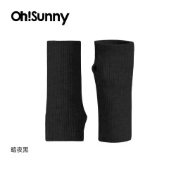 欧夏保暖加厚毛绒手套冬季加绒骑行女款防风防寒防水滑雪手套均码暗夜黑-半指针织 19元 - 线报酷