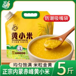 谷泰旺内蒙古赤峰敖汉黄小米5斤装吸嘴袋黄小米5斤*1袋 19.9元 - 线报酷 谷泰旺内蒙古赤峰敖汉黄小米5斤装吸嘴袋黄小米5斤*1袋 19.9元 - 线报酷