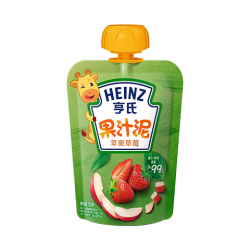 亨氏乐维滋系列果泥3段苹果草莓味120g 3件 14.7元 - 线报酷