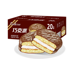 唇动巧克力派20枚460g营养早餐蛋糕面包点心成人休闲零食 12.9元 - 86线报