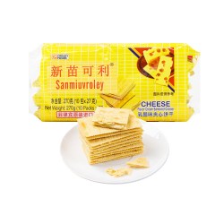 新苗可利进口菲律宾乳酪夹心薄饼干早餐代餐一口酥香块块香脆零食270g 10.36元 - 86线报