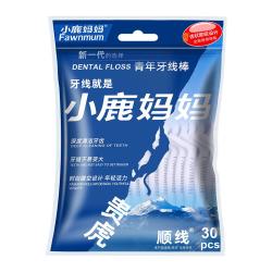 小鹿妈妈小鹿超细牙线棒30支 1.5元 - 线报酷