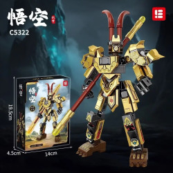 乐乐兄弟黑神话孙悟空积木齐天大圣机甲模型男孩儿童节日礼物C5322悟空黑色144颗粒 8.8元 - 86线报