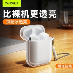 仓华防摔防尘耳机保护套挂绳透明TPU 17.9元 - 86线报