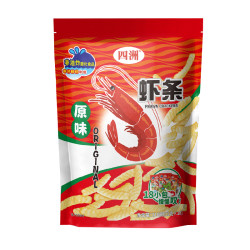 四洲非油炸零食虾条超大包巨型办公室小吃膨化休闲食品12gX18小包 19.9元 - 86线报